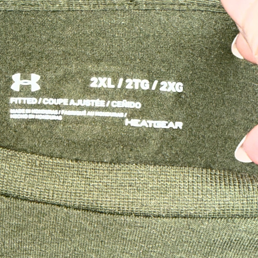(Under Armour Men’s Olive Green Mountain Graphic Training Tee Size 2XL) - Picture 2 of 6